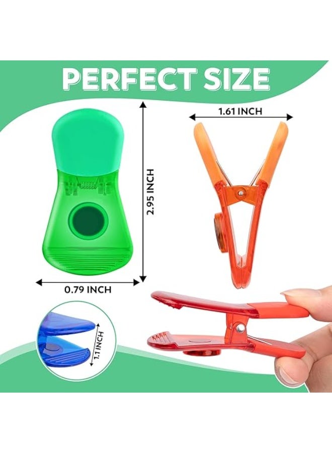 6PCS Colorful Magnetic Bag Clips for Snacks & Food Storage – Sealing Clips with Strong Hold, Fridge Organizer, Multi-Purpose Kitchen - Image 4